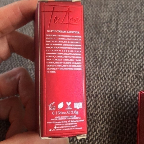 NEW Hank & Henry Satin Cream Lipstick In Te Amo - Picture 14 of 15